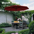 Bluesun 10ft outdoor garden patio solar umbrella beach shade umbrella with LTD lights