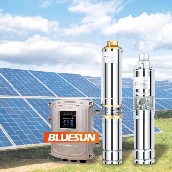 400W DC 48V High-Speed Solar Tiefe Wasser Pumpe Permanent Magnet Synchron  Motor Max Flow 1,0 T/2,6 T/H für Home & Landwirtschaft