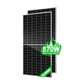 Eu Stock MBB Half Cell Monocrystalline 570W Solar Panels For Home Commercial Use