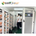 Customized commercial use 100kw 50kw hybrid solar system with 200kwh lithium battery solar system