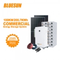 Customized  Commercial Use Hybrid Solar Energy System Off Grid 50 kw 100kw 150kw 200kw