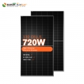 Bluesun bifacial solar panels vendors paneles solares costo 700w 720w solar panel for home electricity