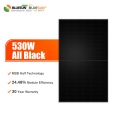 Bluesun Topcon All Black 510W 530W Solar Panel For Home Commercial Use