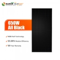 Bluesun Topcon All Black 630W 640W 650W Solar Panel For Home Commercial Use