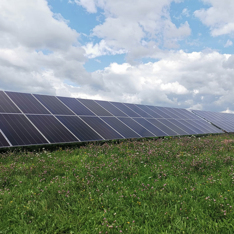 84kW ground mountened solar system in LITHUANIA