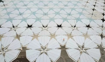 Beijing World Garden Expo: 94 Umbrellas for Rainwater Collection by Photovoltaic Power Generation