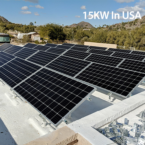 15KW on grid solar system in USA
