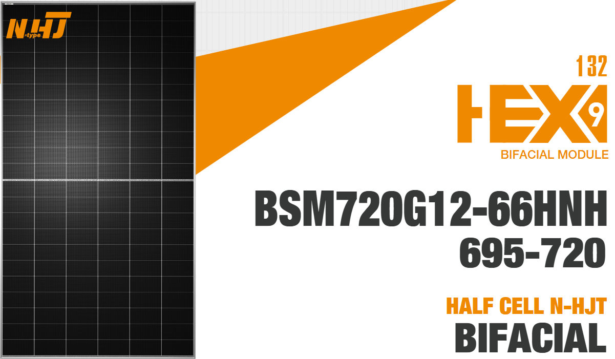 Bluesun BSM720G12-66HNH Solar Panel